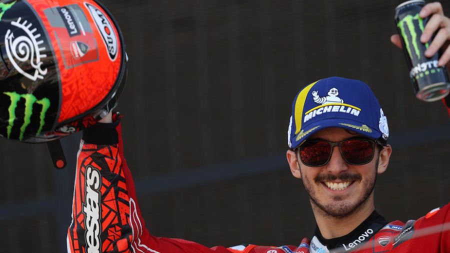 Bagnaia réduit l'écart derrière Quartararo