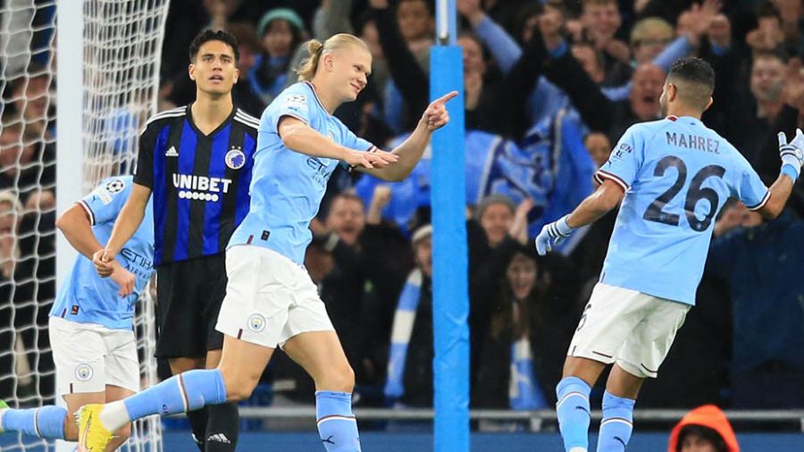 Haaland apte pour le déplacement de Manchester City