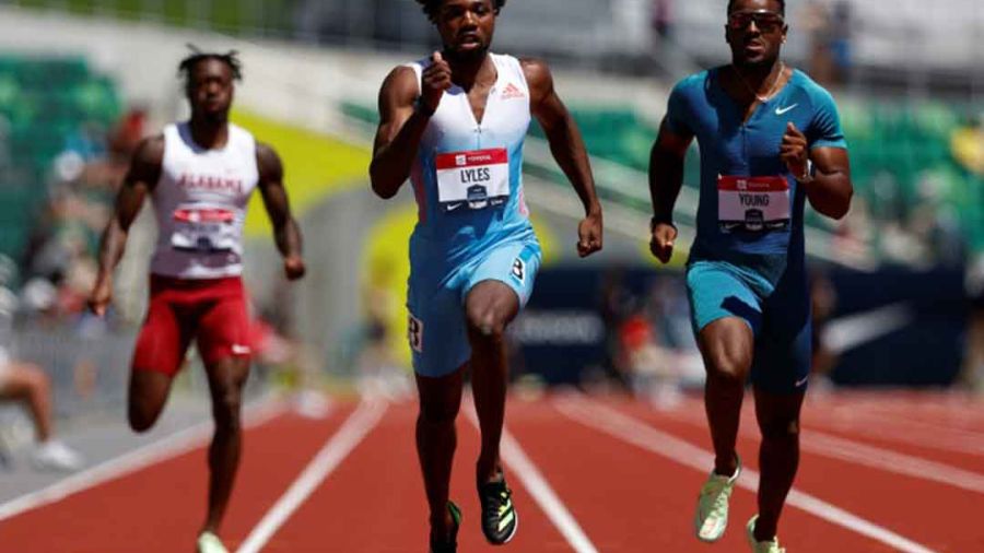 Athlétisme: Lyles, Steiner et Benjamin en imposent aux Championnats US