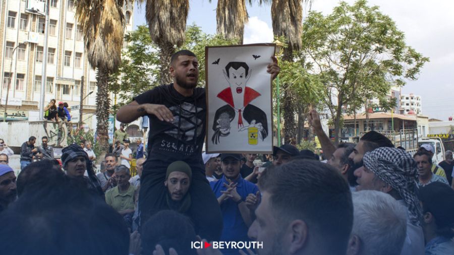 Syrie: à Soueida les manifestants réclament le départ d'Assad