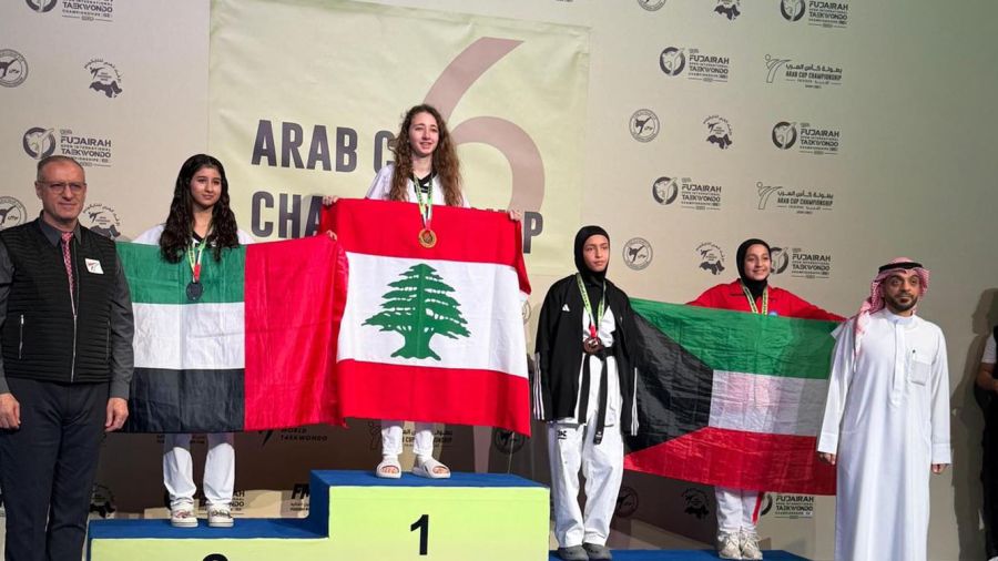 Taekwondo : razzia libanaise à Fujairah, la moisson tombe sur le tatami