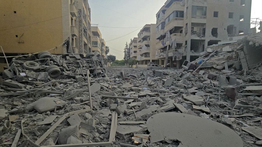 Un hôpital endommagé par des frappes israéliennes à Tyr