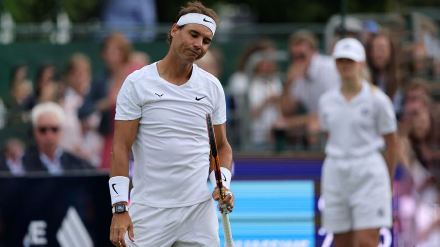 Wimbledon: Nadal soufre d'une déchirure abdominale de 7 mm