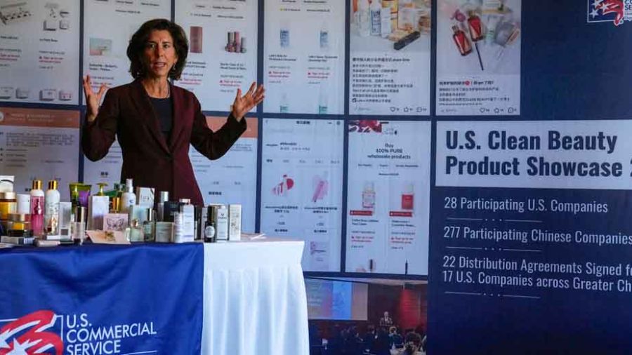 Chine: la ministre américaine du Commerce pour des relations apaisées