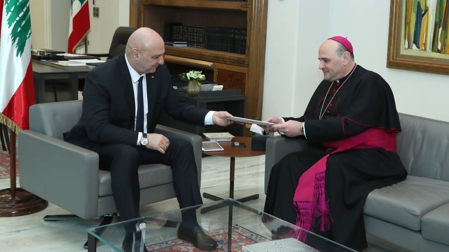 Message du pape François au président Joseph Aoun