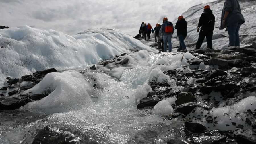 La fonte des glaciers s'accélère
