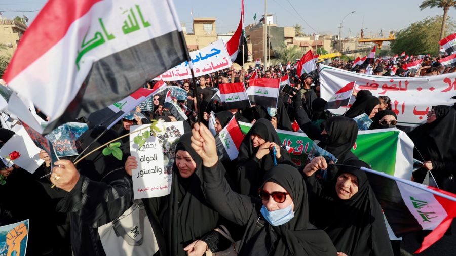 Pro et anti-Sadr se mobilisent à Bagdad