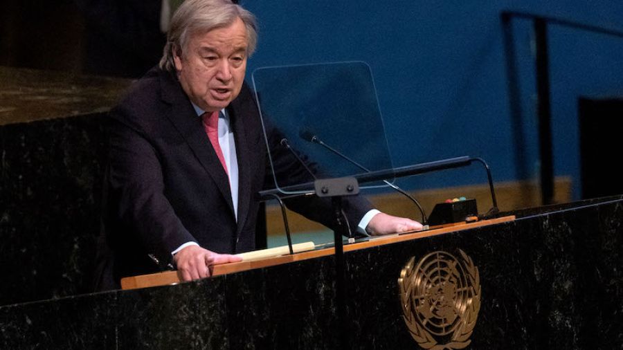 Assemblée générale: Guterres prévient, s'inquiète et menace
