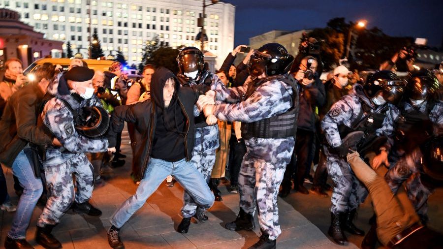 La mobilisation en Russie, un \