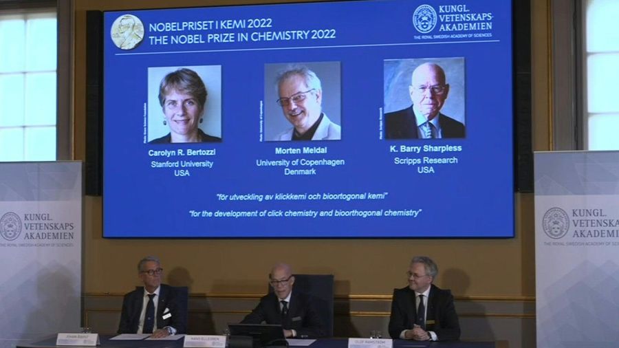 Le Nobel récompense trois spécialistes de la «chimie click»