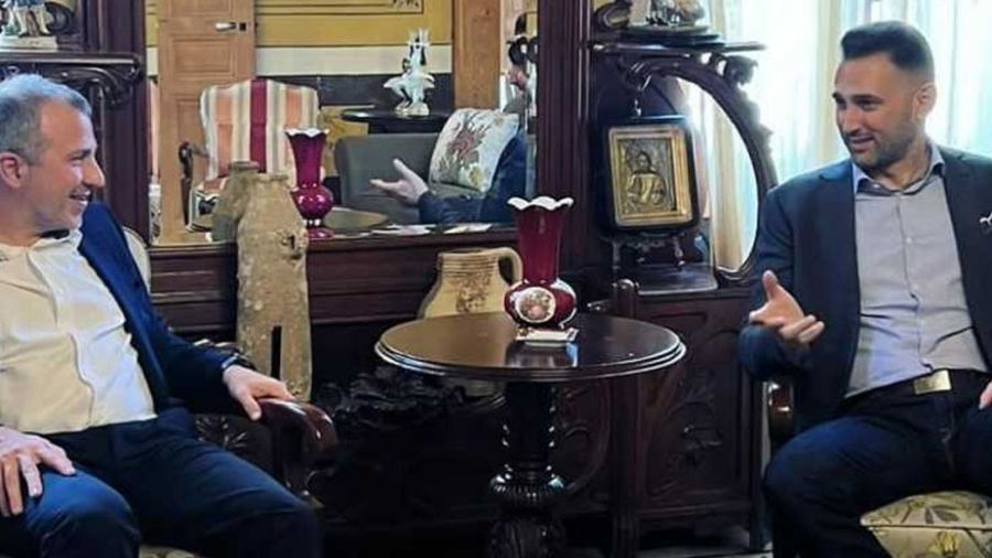 Rencontre de courtoisie entre T. Joumblatt et Bassil