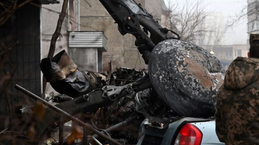 Des morts, dont un ministre, dans le crash d'un hélicoptère à Kiev
