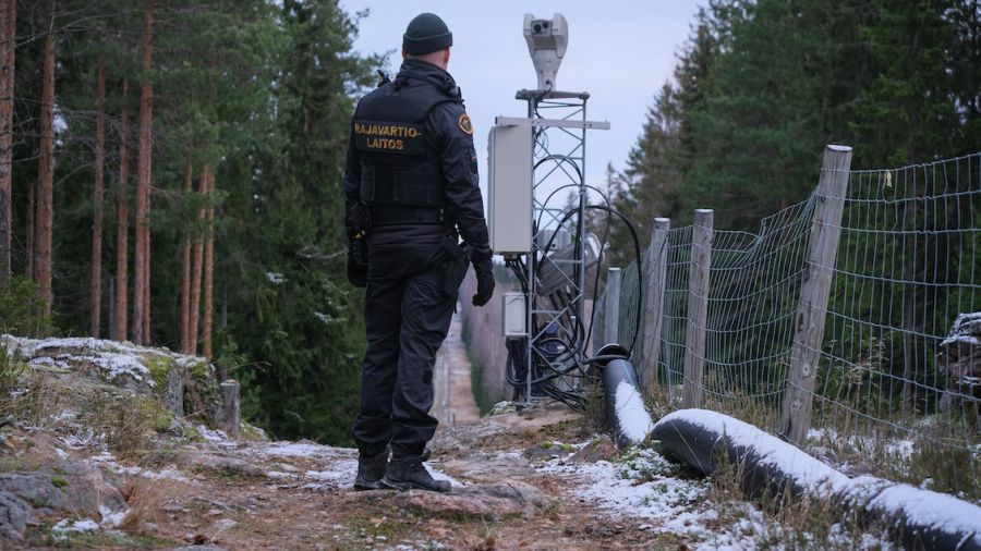 Un rideau de fer sépare la Finlande de la Russie