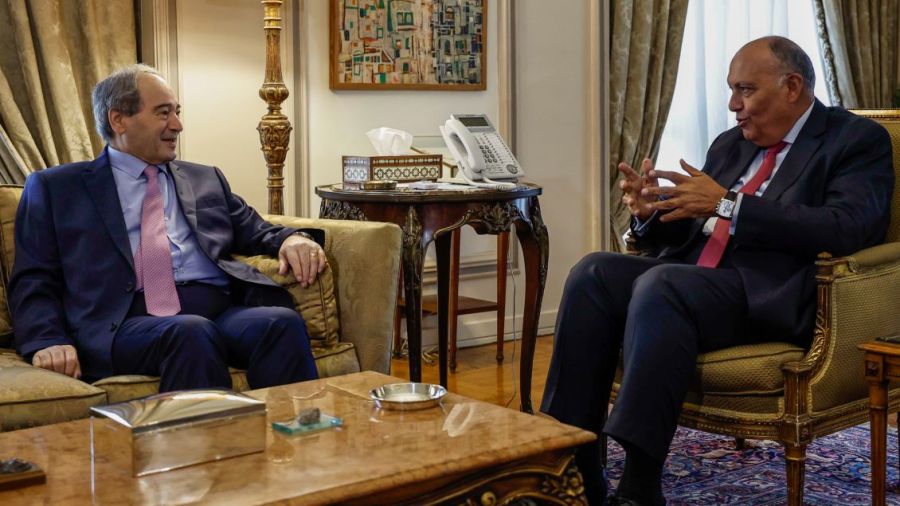 Le chef de la diplomatie syrienne reçu au Caire