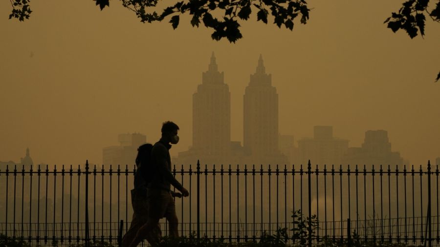 Etats-Unis: un épisode de pollution de l'air «rare» et «extrême»