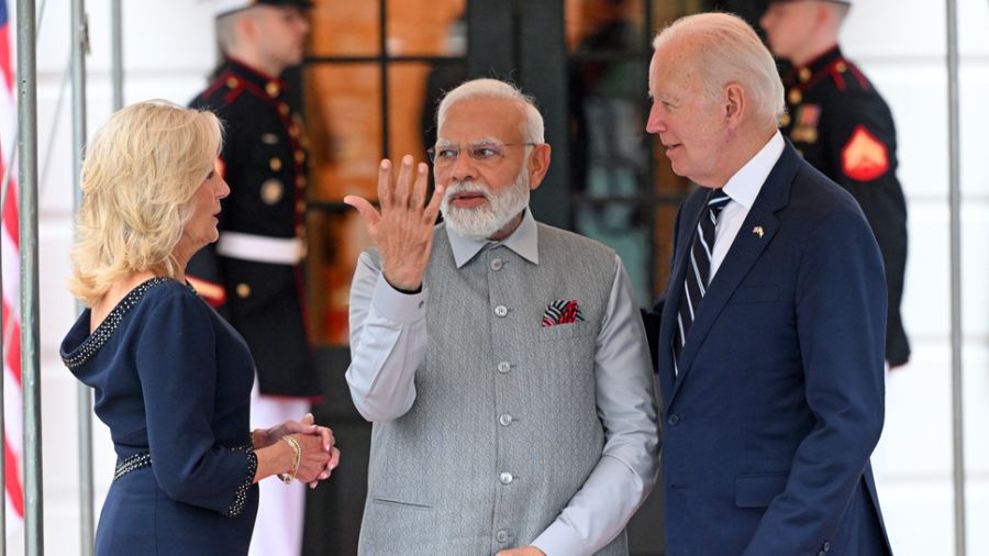 Modi reçu en grande pompe à Washington