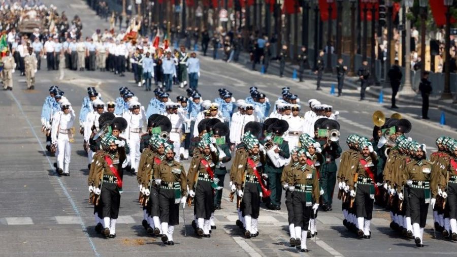 Un 14 juillet aux couleurs indiennes