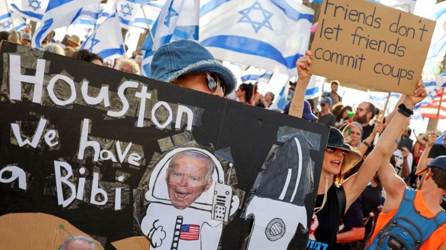 Biden évoque avec Netanyahu les «valeurs démocratiques»