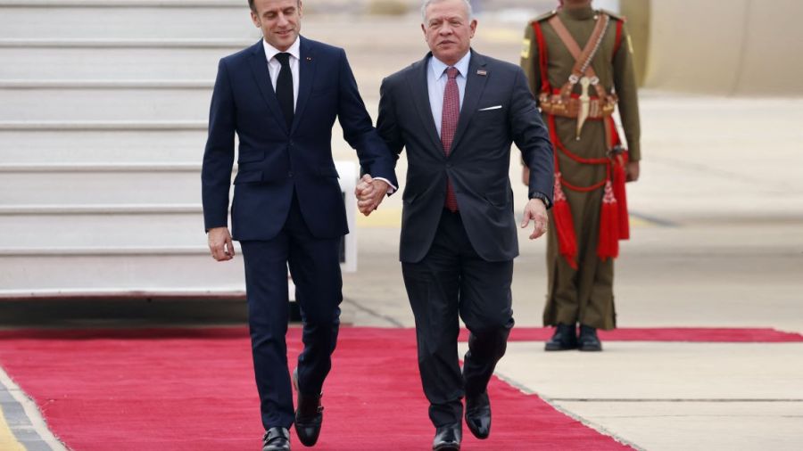 Emmanuel Macron en Jordanie pour discuter de la situation à Gaza