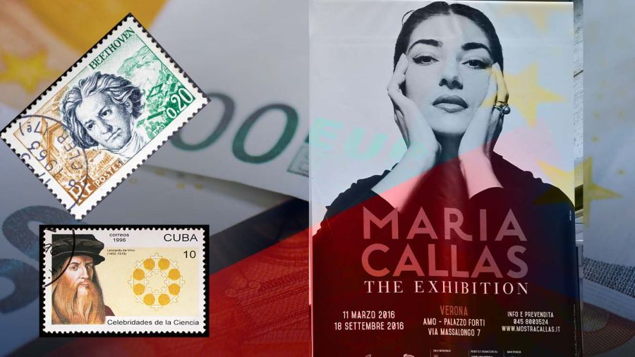 Léonard, Callas, Beethoven… Bientôt des icônes sur les billets d’euros?