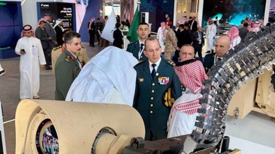 Le général Haykal a participé au Salon mondial de la défense à Riyad