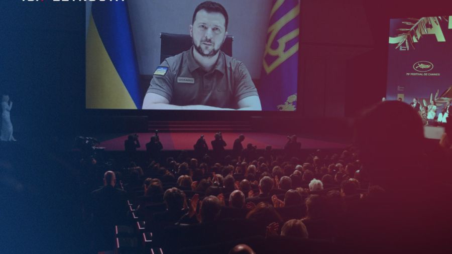 Cannes : ouverture avec Zelensky, qui convoque l'esprit de Chaplin