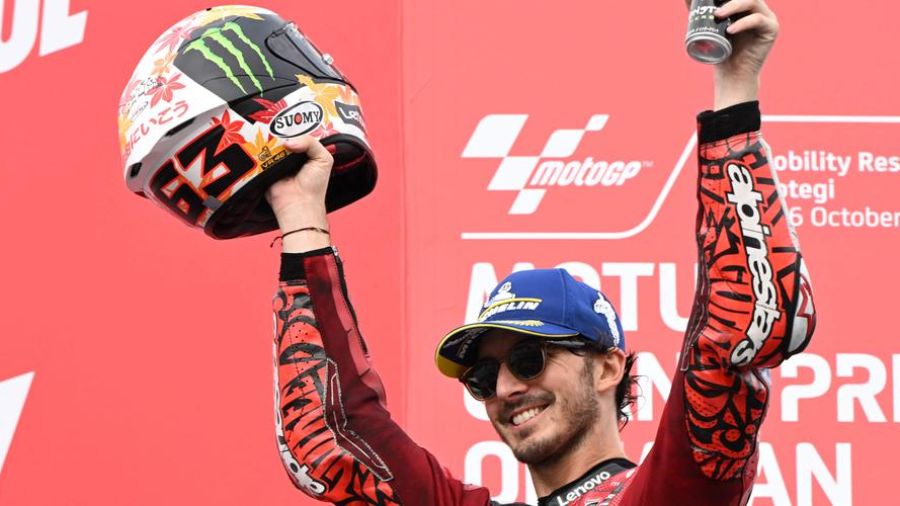 MotoGP - Bagnaia gagne au Japon et resserre l'écart avec Martin au championnat