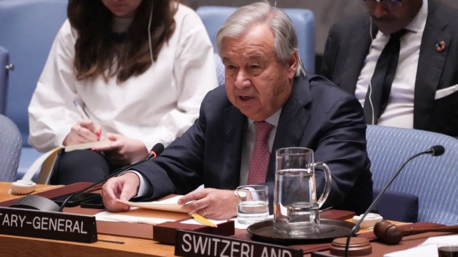 Guterres «persona non grata» en Israël: «décision grave et contre-productive», selon Paris