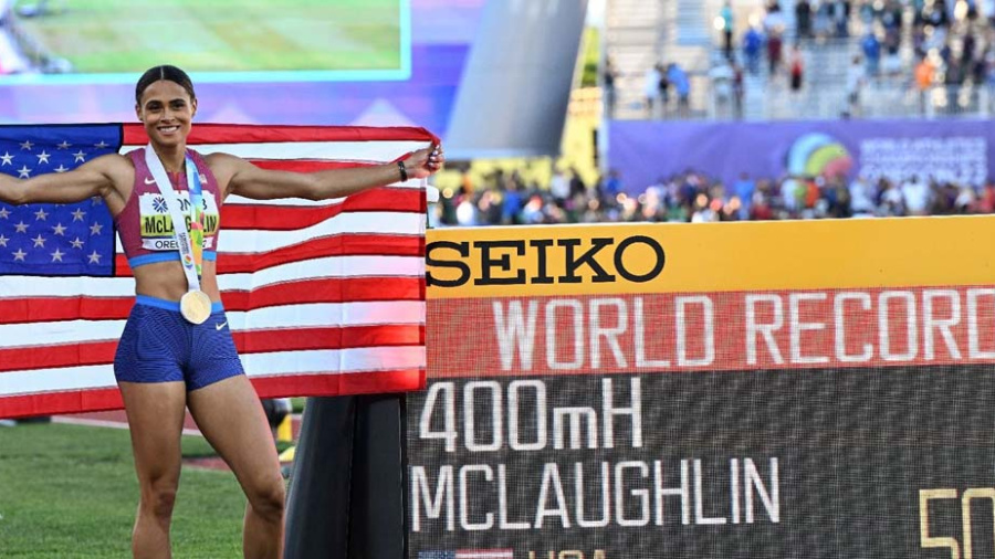 Mondiaux d'athlétisme: record du monde pour McLaughlin