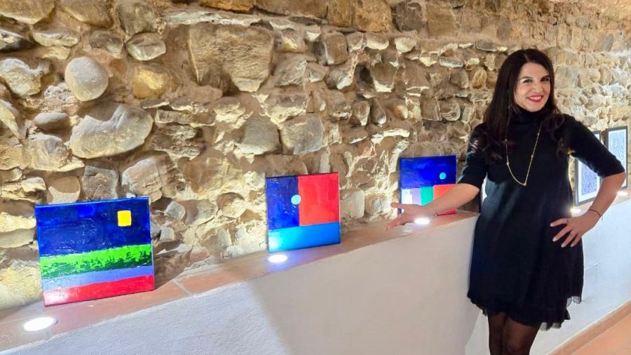 L'art abstrait de Zeina Nader encore une fois à l'honneur en Italie