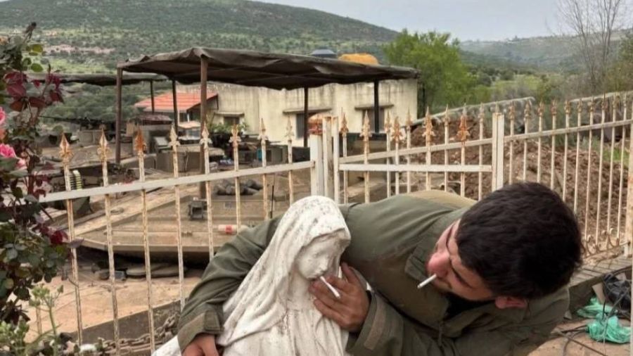 Liban: un soldat israélien fait fumer une statue de la Vierge, l'armée annonce une enquête