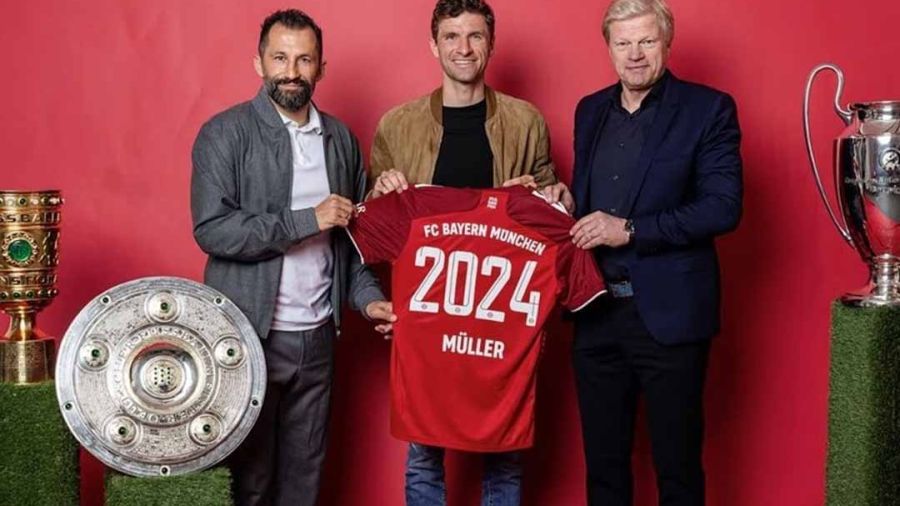 Thomas Müller prolonge au Bayern jusqu'en 2024