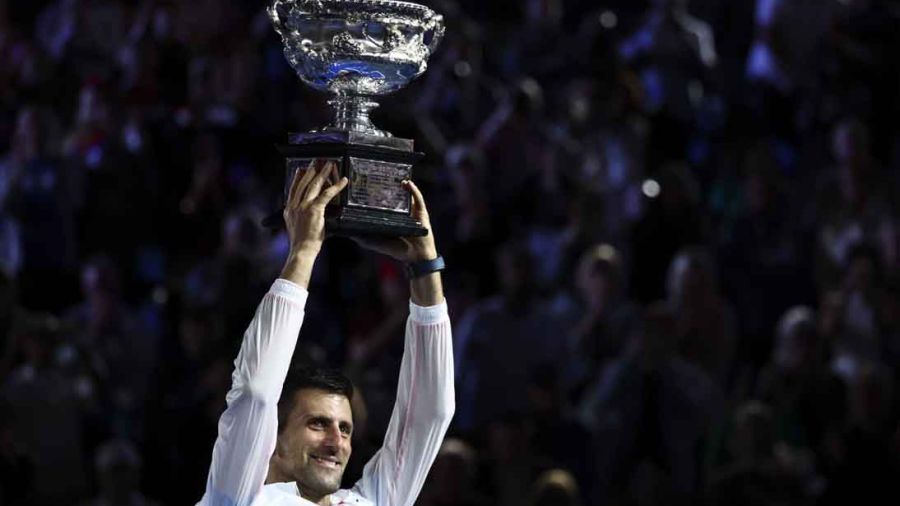 Novak Djokovic remporte son 22e titre du Grand Chelem