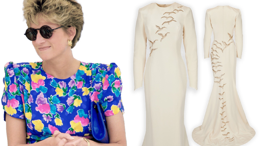 Sous le marteau des enchères, la garde-robe de Lady Diana devient mémoire