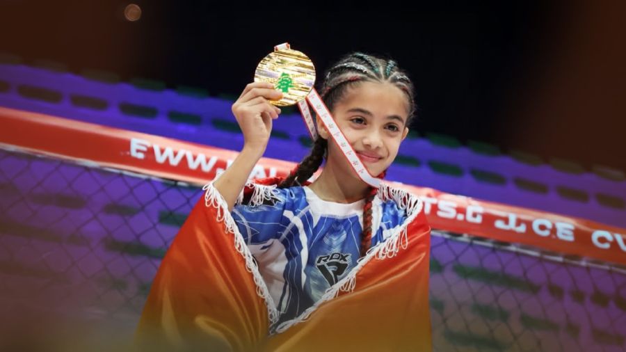 MMA: l’or mondial à 11 ans pour la Libanaise Sky Zgheib