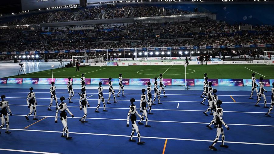 Les robots humanoïdes accélèrent à Pékin