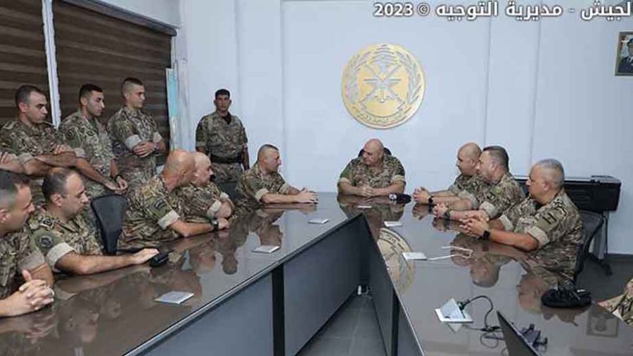 Visite d’inspection de Joseph Aoun à Saïda