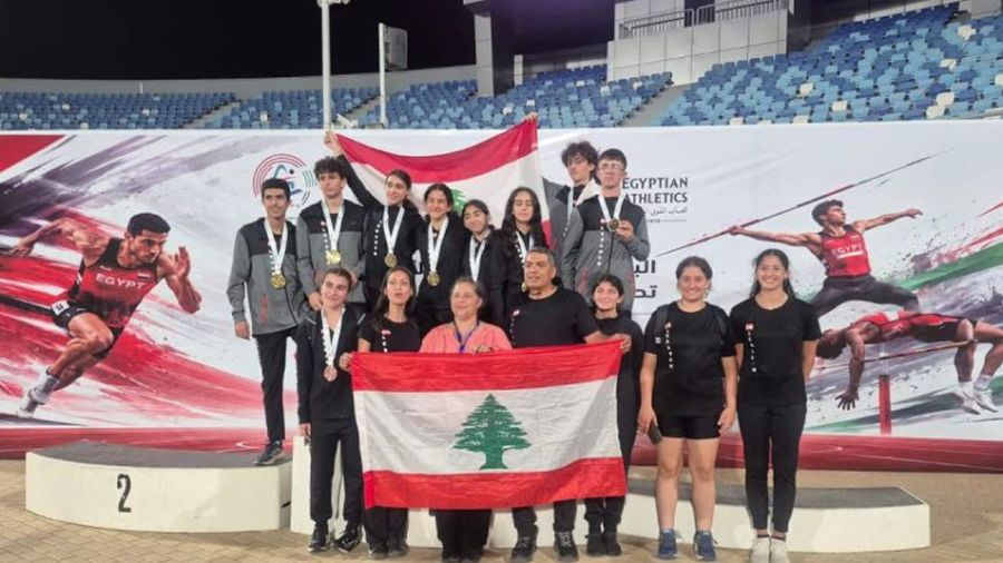 Athlétisme: le Liban fait le plein de médailles et de records en Égypte