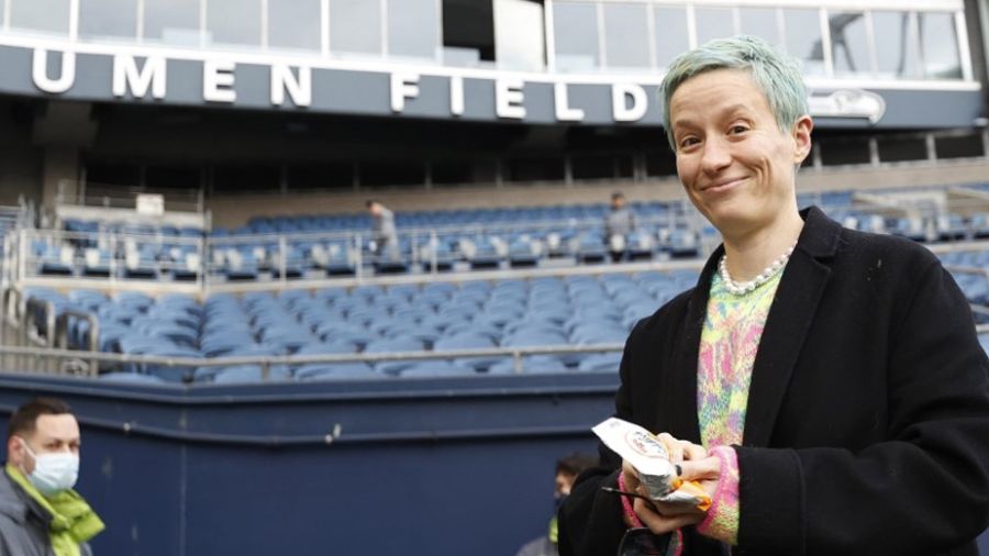 La star américaine Rapinoe motivée par l'accord salarial