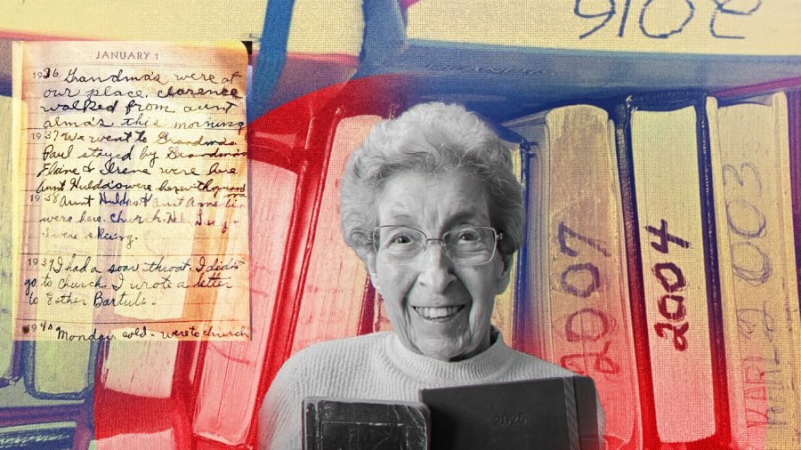 Evie Riski: une vie, un siècle et 32.500 pages de souvenirs