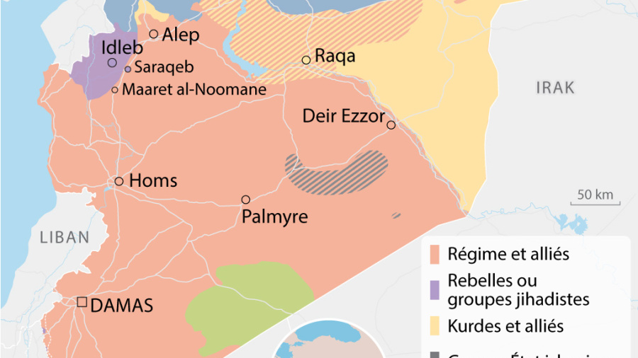 Syrie: combats sanglants entre forces kurdes et Daesh