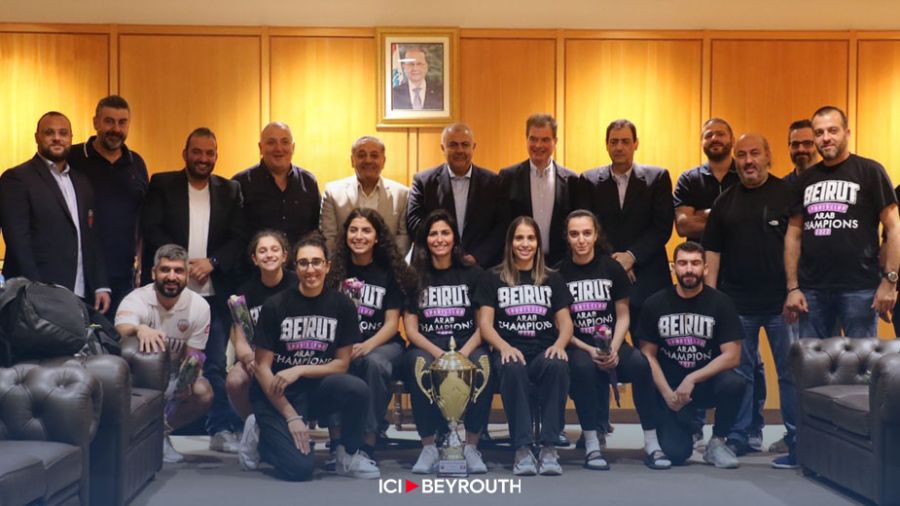Retour triomphal de l’équipe féminine du SC Beirut au Liban