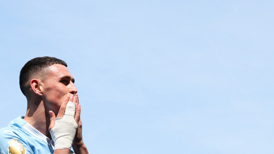 Foden nommé joueur de l'année en Premier League