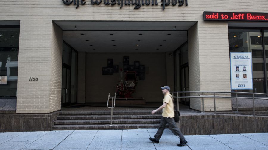 Le Washington Post de Jeff Bezos, en difficulté, taille dans sa rédaction