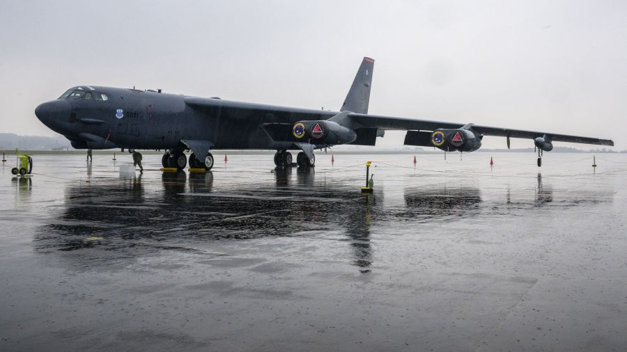 Des bombardiers lourds américains sur la base militaire Diego Garcia 