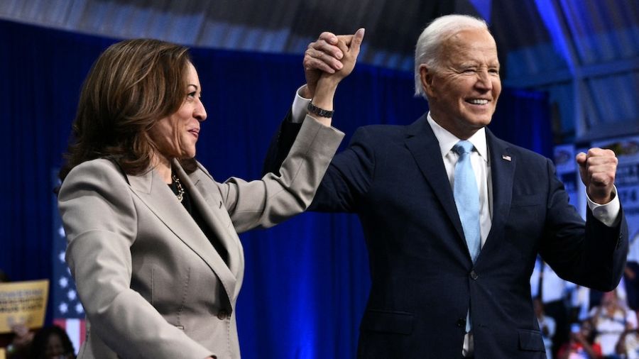 Biden et Harris en campagne ensemble dans le Maryland
