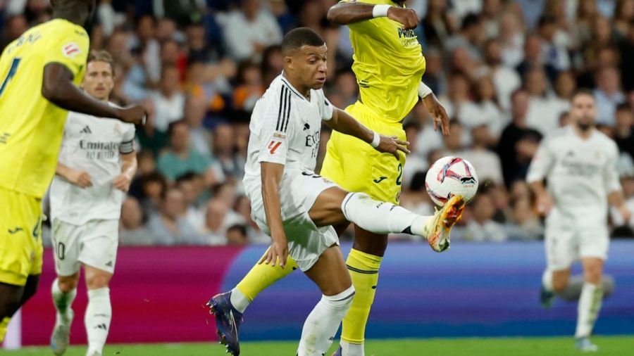 Le Real Madrid en gestion face à Villarreal, Mbappé en jambes