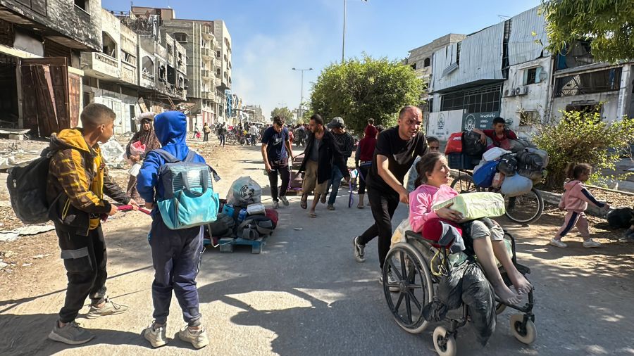 Gaza: Des centaines de détenus dans le dernier hôpital du nord