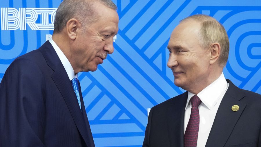 Moyen-Orient: Poutine et Erdogan appellent à un cessez-le-feu, lors d'un entretien téléphonique