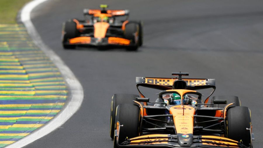 F1: doublé McLaren Norris-Piastri sur le sprint au Brésil, Verstappen 3e